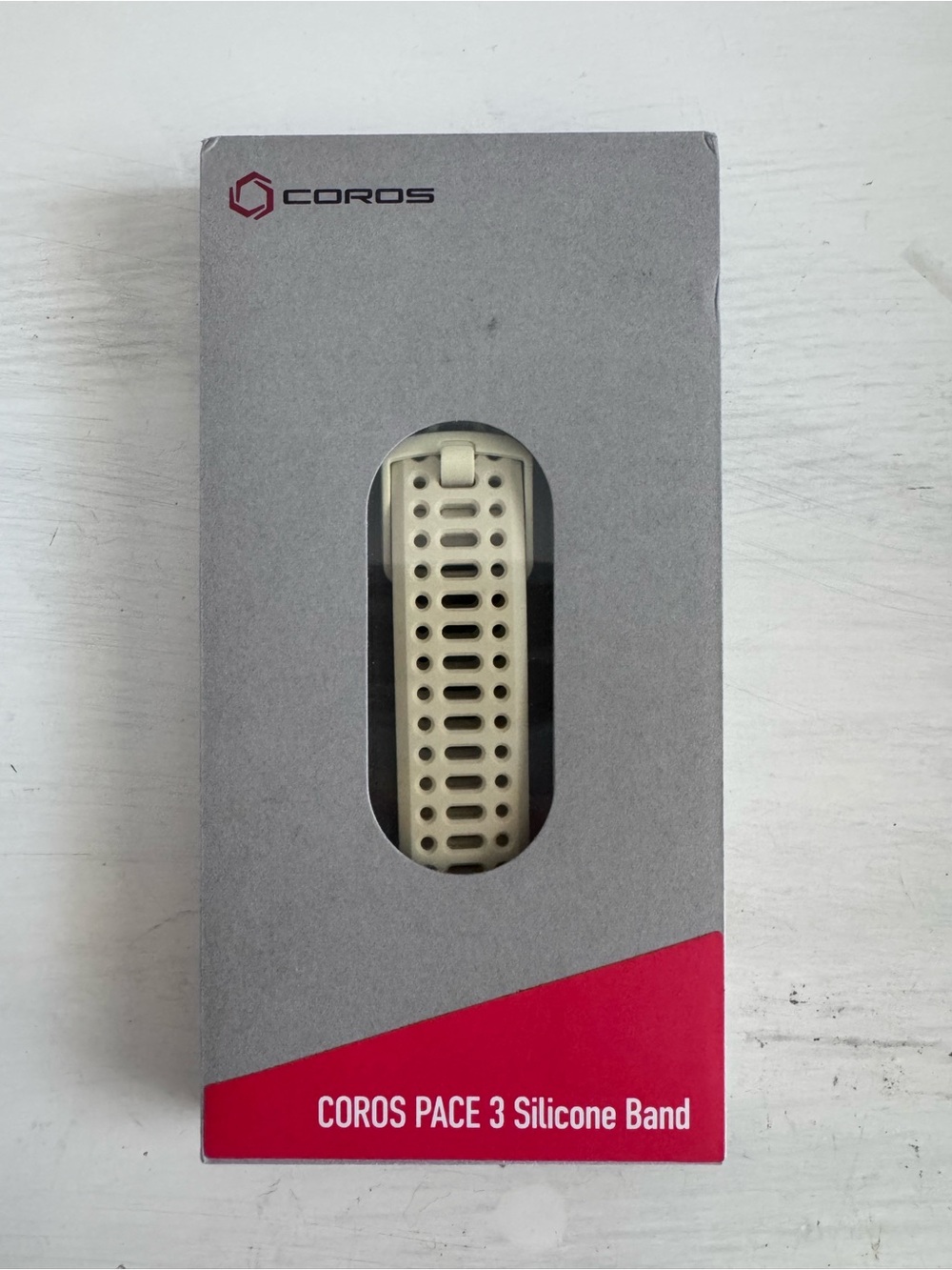 COROS Pace 3 Silicone Band - Mist Light Yellow